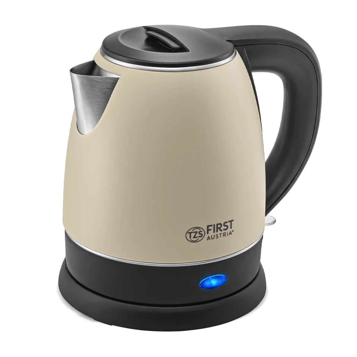 Wasserkocher 1,2 L Edelstahl, kompakt, Doppelwand