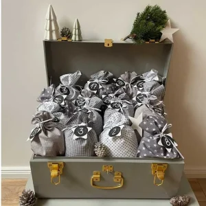 Adventskalender Kinder XL in grau