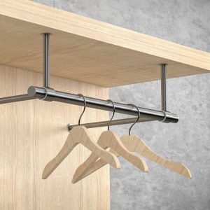 „JULE“ Garderobe  Ø 25 mm matt gebürstet