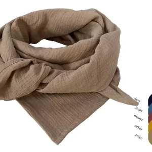 Musselintuch in „beige“