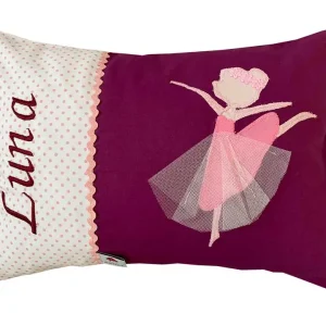 Namenskissen mit Ballerina