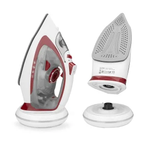 Kabelloses Dampfbügeleisen 450 ml, bis zu 2400 W, Keramikbügelsohle