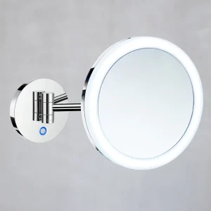 Smedbo Outline Schminkspiegel mit Licht chrom Beteriebetrieb X5
