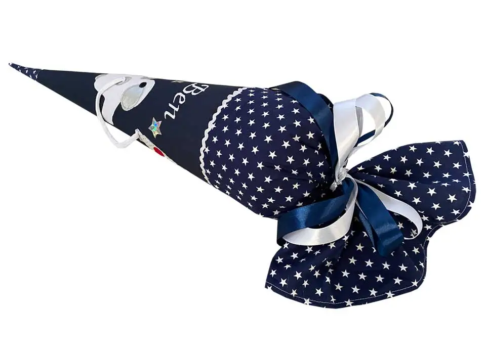 Schultüte Astronaut mit Namen – handgemacht & personalisiert – Bild 3