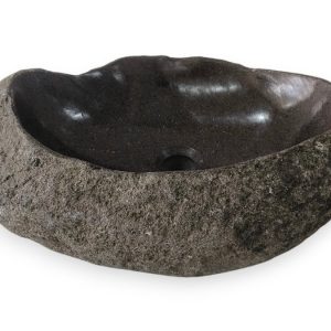 Natursteinbecken Batu Kali I Nr. B1-2604-30 – 47 × 33 × 15 cm