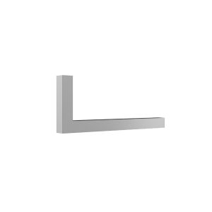 L-Bügel Vierkant   25×25 mm matt gebürstet