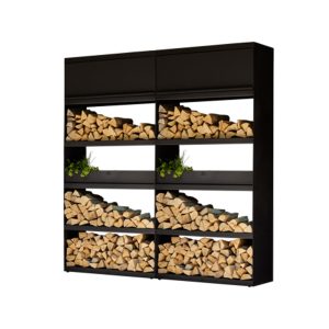 Wood Storage Black 200